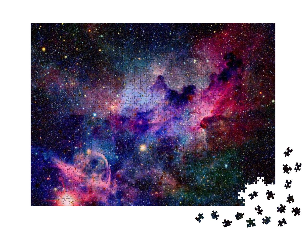 Nebula & Galaxies in Space. Elements of This Image Furnis... Jigsaw Puzzle with 1000 pieces