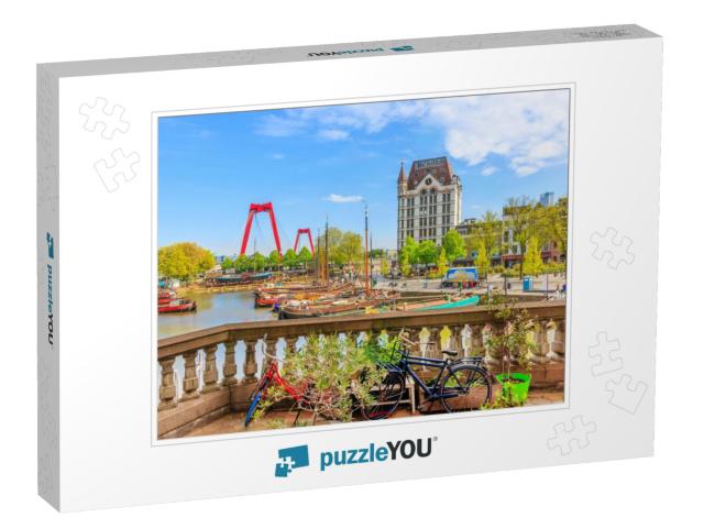 View of Oude Haven in Rotterdam from a Balcony... Jigsaw Puzzle