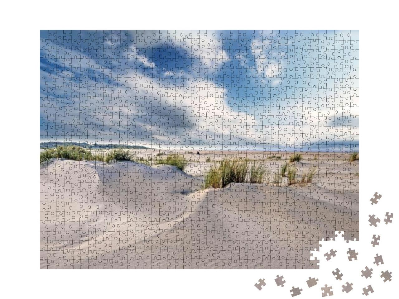 Wonderful Dune Beach Landscape on the North Sea Island La... Jigsaw Puzzle with 1000 pieces