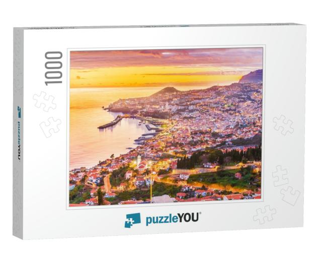 Panoramic View Over Funchal Madeira Island, Portugal... Jigsaw Puzzle with 1000 pieces