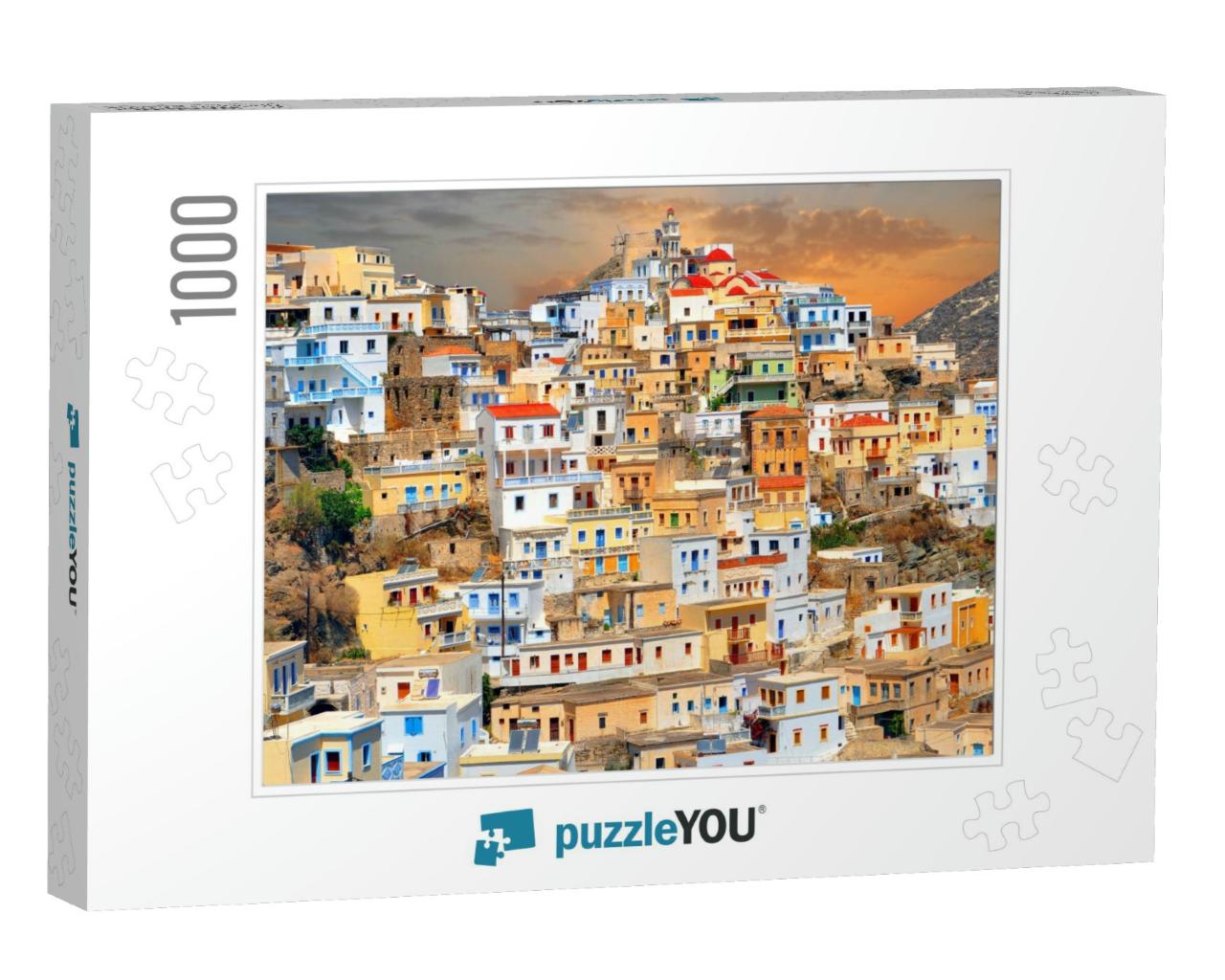 Old Village Olympos, Dodecanese Islands, Greece, Europe... Jigsaw Puzzle with 1000 pieces
