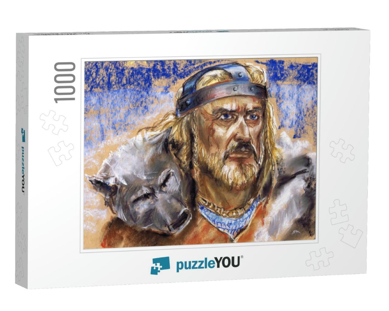 A Series of Ancient Gods. One & Sons. Vali - in Germanic-... Jigsaw Puzzle with 1000 pieces