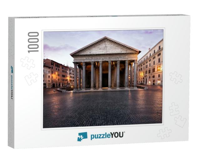Beautiful View in Rome. Landmark Photography About Italia... Jigsaw Puzzle with 1000 pieces