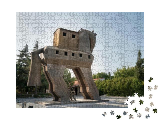 The Trojan Horse Made of Wood, is the Symbolic Structure... Jigsaw Puzzle with 1000 pieces