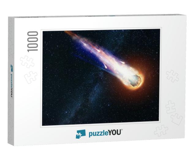 A Comet, an Asteroid, a Meteorite Falls to the Ground Aga... Jigsaw Puzzle with 1000 pieces
