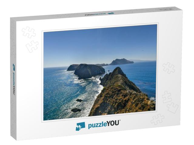 View from Inspiration Point, Anacapa Island, California i... Jigsaw Puzzle