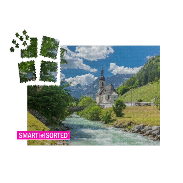 Beautiful Exploration Tour Along the Berchtesgaden Alpine... | SMART SORTED® | Jigsaw Puzzle with 1000 pieces
