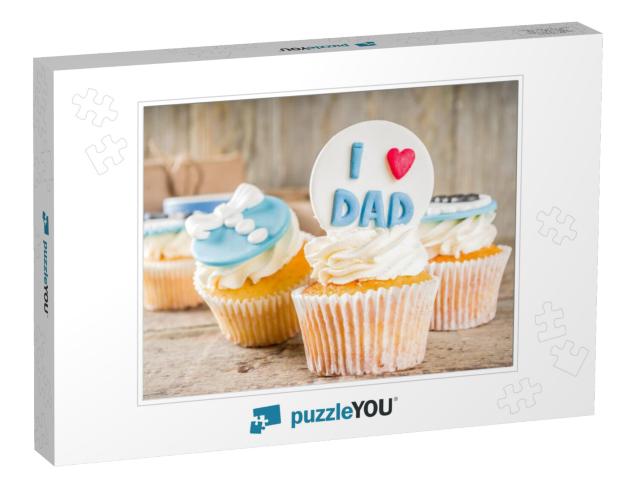 Happy Fathers Day Greeting Card. Greetings & P... Jigsaw Puzzle