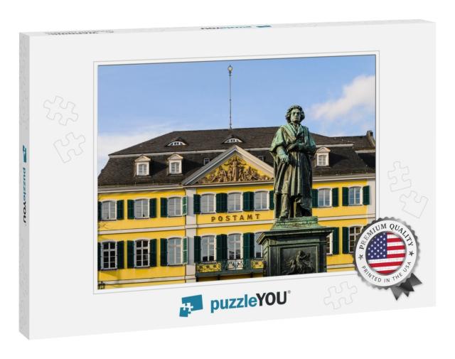 Beethoven Monument in Bonn Germany... Jigsaw Puzzle