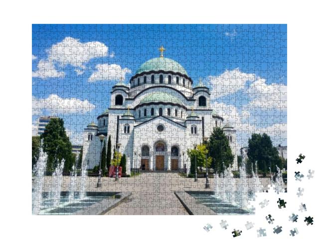 Church of Saint Sava in Belgrade, Serbia, One of the Larg... Jigsaw Puzzle with 1000 pieces