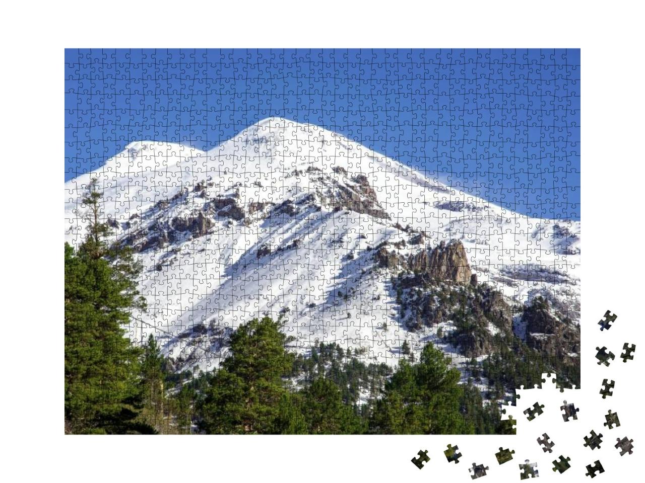 Highest Point in Europe, Elbrus Peak, Elbrus Volcano... Jigsaw Puzzle with 1000 pieces