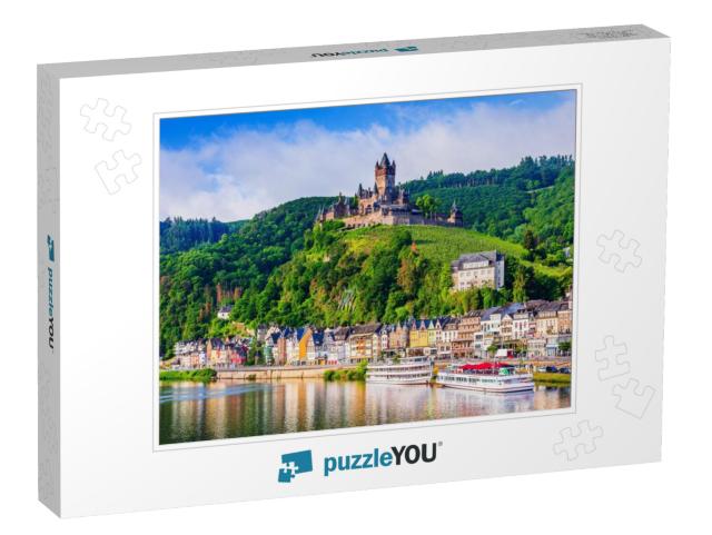 Cochem, Germany. Old Town & the Cochem Reichsburg Castle... Jigsaw Puzzle