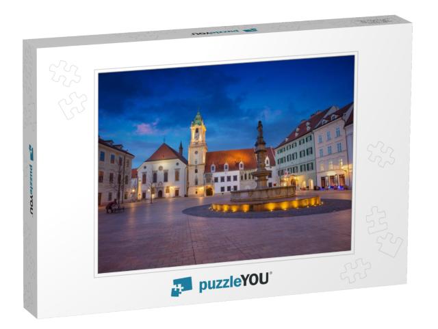 Bratislava. Cityscape Image of the Main Square & Old Town... Jigsaw Puzzle