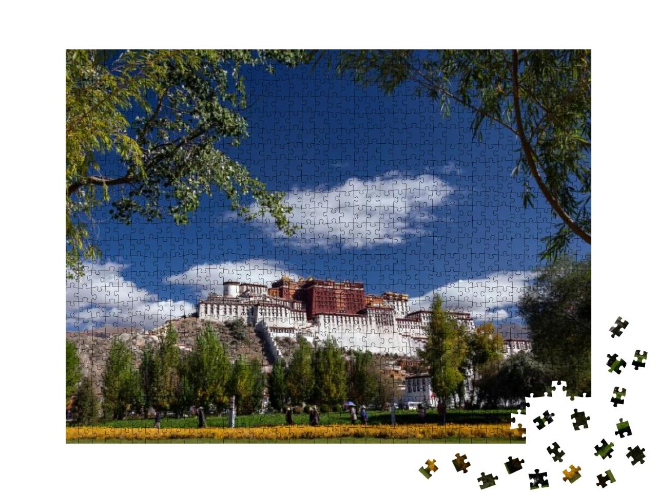 The Potala Palace, a Dzong Fortress in the City of Lhasa... Jigsaw Puzzle with 1000 pieces