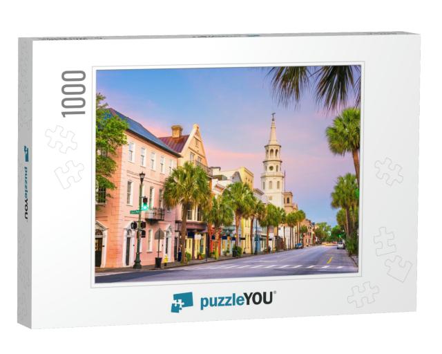Charleston, South Carolina, USA in the French Quarter At T... Jigsaw Puzzle with 1000 pieces