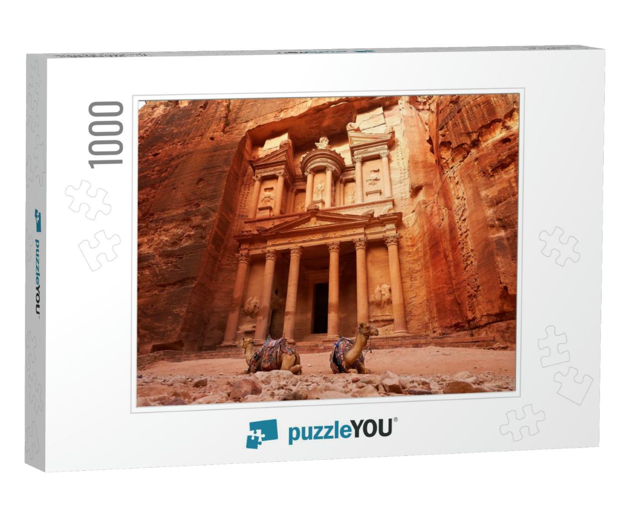 Al Khazneh - the Treasury, Ancient City of Petra, Jordan... Jigsaw Puzzle with 1000 pieces