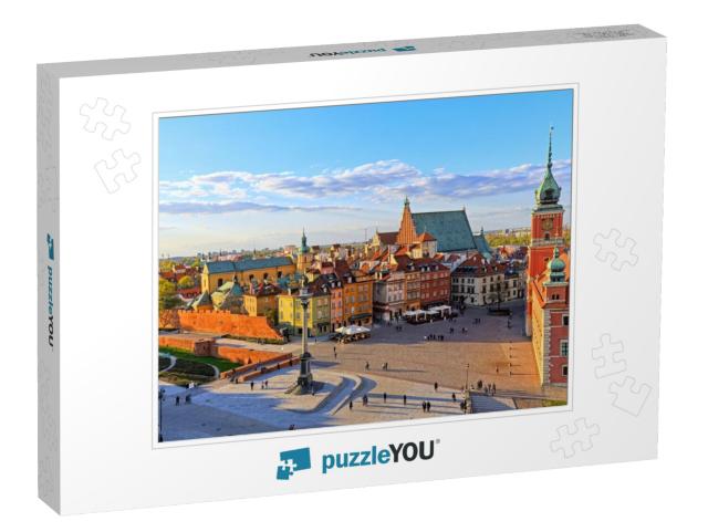 Top View of the Old City in Warsaw. Hdr - High Dynamic Ra... Jigsaw Puzzle