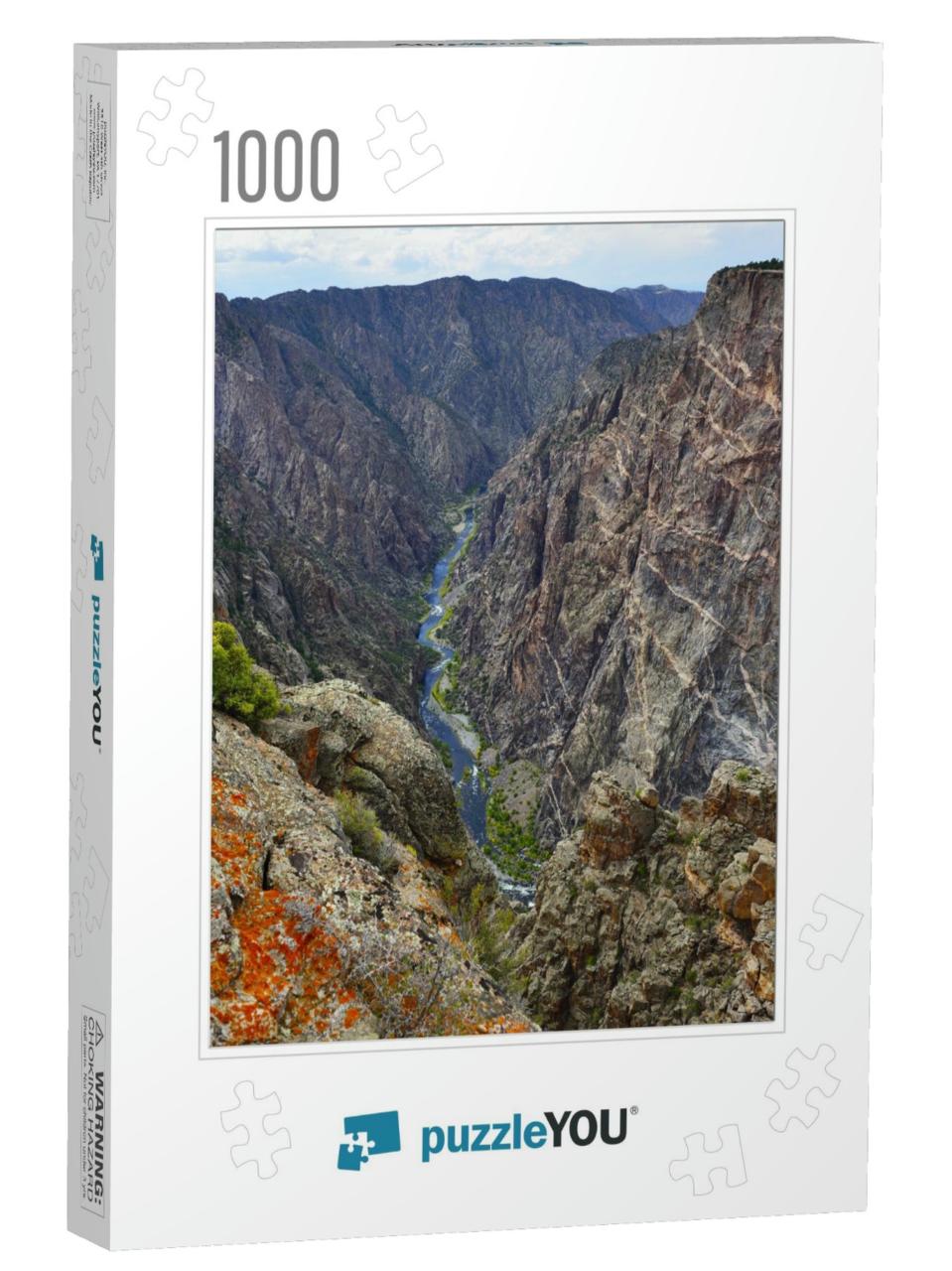 Black Canyon of the Gunnison National Park in Colorado, U... Jigsaw Puzzle with 1000 pieces