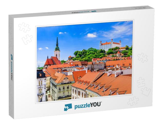 Bratislava, Slovakia. View of the Bratislava Castle, St... Jigsaw Puzzle