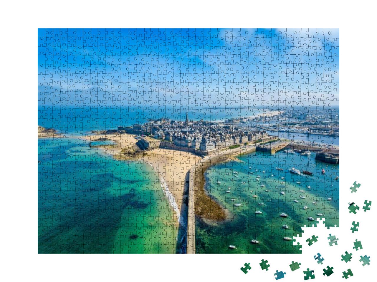 Aerial View of the Beautiful City of Privateers - Saint M... Jigsaw Puzzle with 1000 pieces