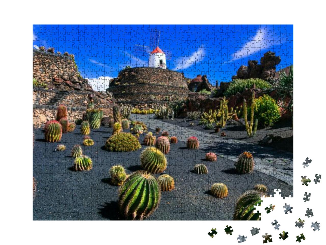 Lanzarote Island - Botanical Cactus Garden, Popular Attra... Jigsaw Puzzle with 1000 pieces