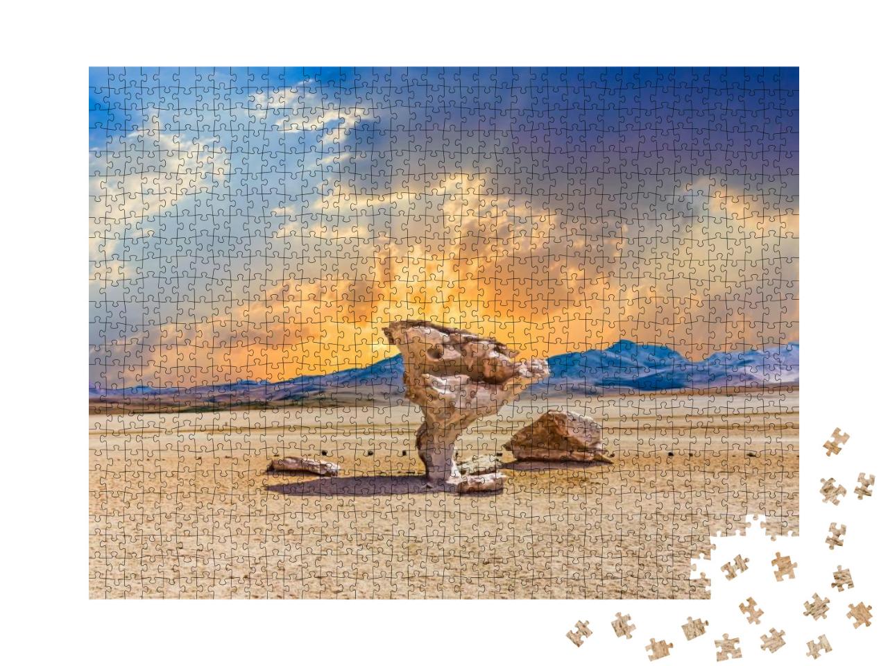 Arbol De Piedra Tree of Rock, the Famous Stone Tree Rock... Jigsaw Puzzle with 1000 pieces