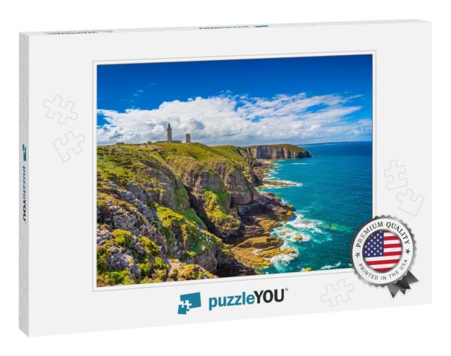 Panoramic View of Scenic Coastal Landscape with Tradition... Jigsaw Puzzle