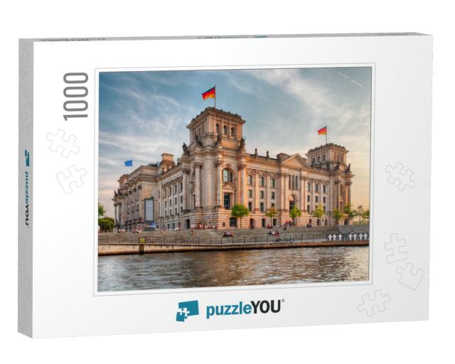 The Reichstag Building in Berlin German Parliament... Jigsaw Puzzle with 1000 pieces