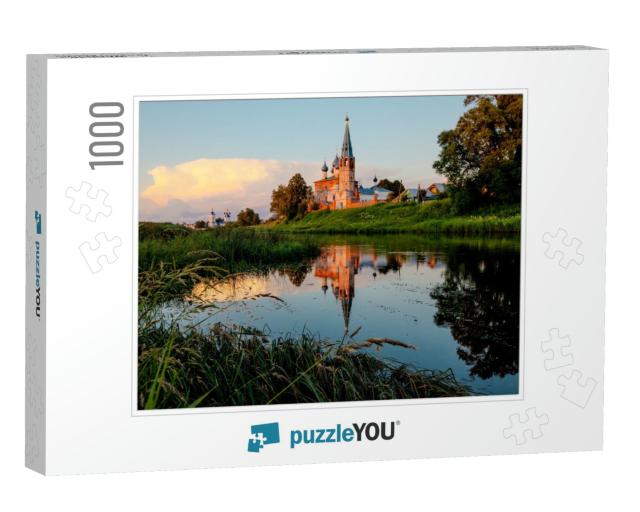 The Annunciation Monastery. Shuysky District, Dunilovo Vi... Jigsaw Puzzle with 1000 pieces