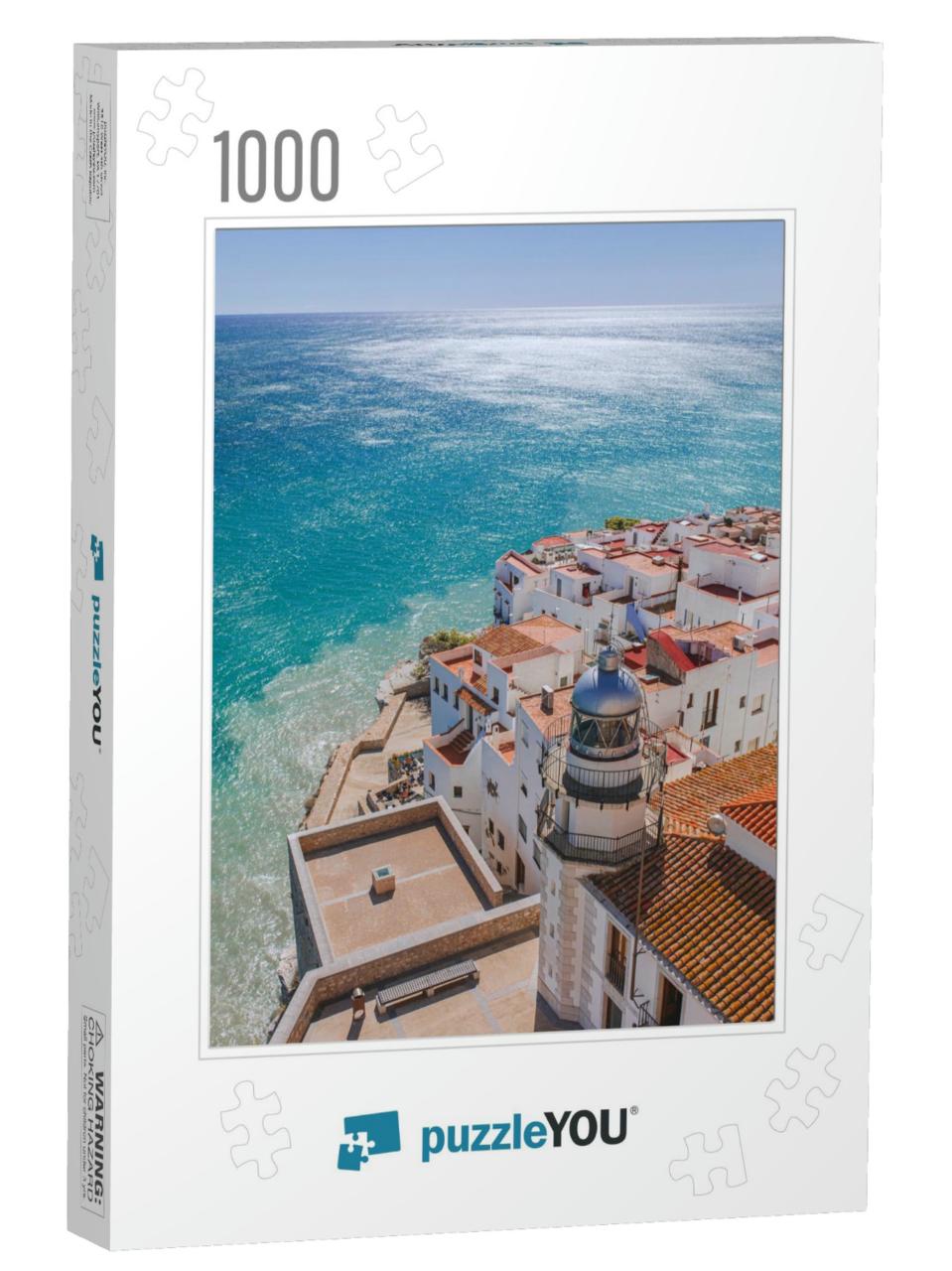Lighthouse of Peniscola Valencia, Spain... Jigsaw Puzzle with 1000 pieces
