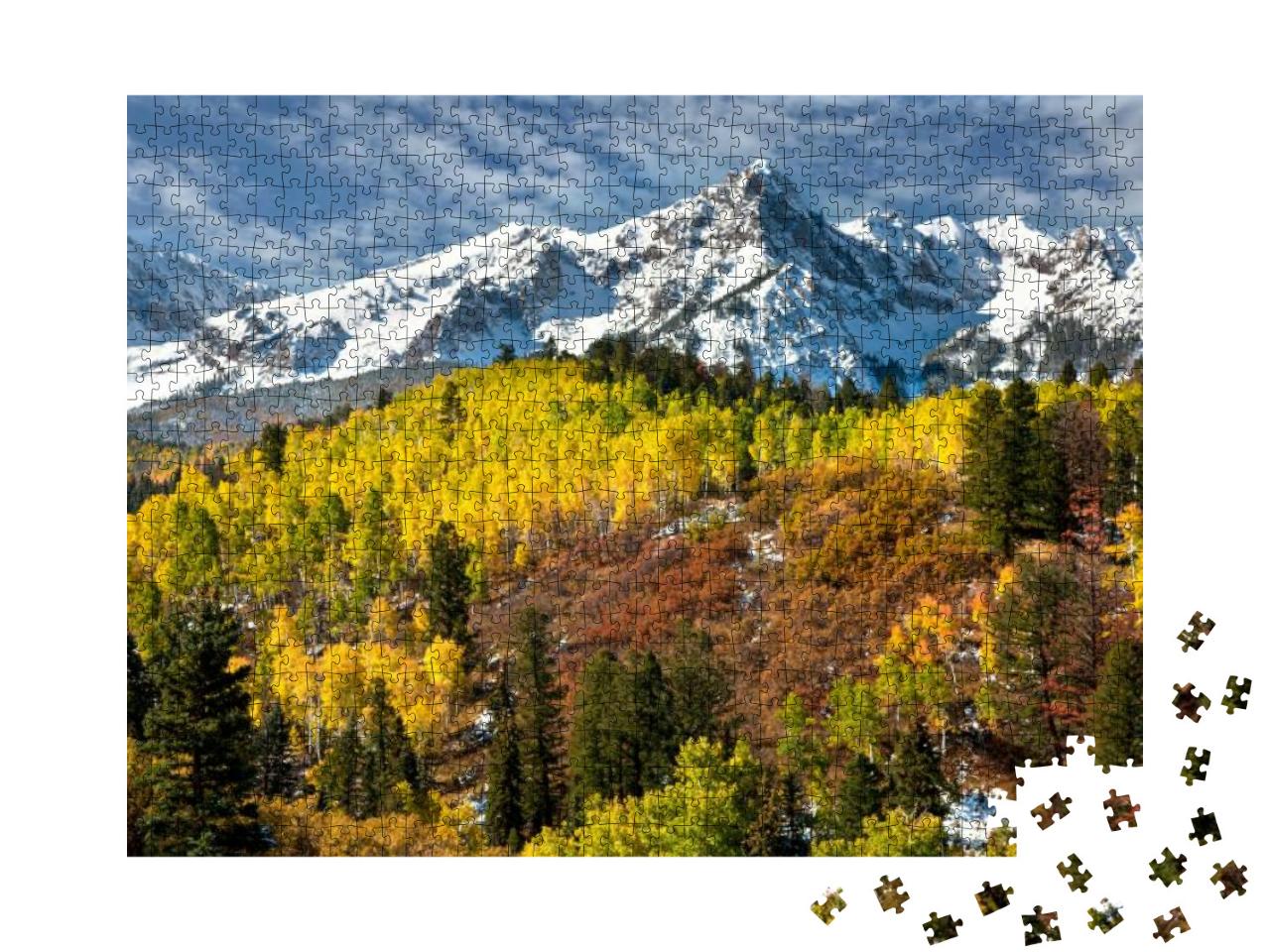 Rocky Mountain Colorado Autumn... Jigsaw Puzzle with 1000 pieces