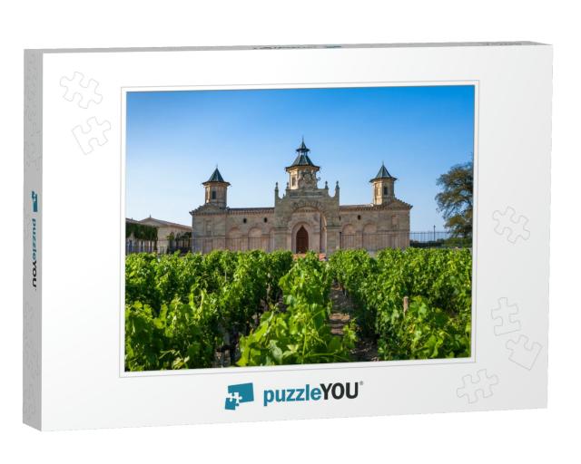 The Famous Chateau Cos Destournel, Bordeaux Region, Franc... Jigsaw Puzzle