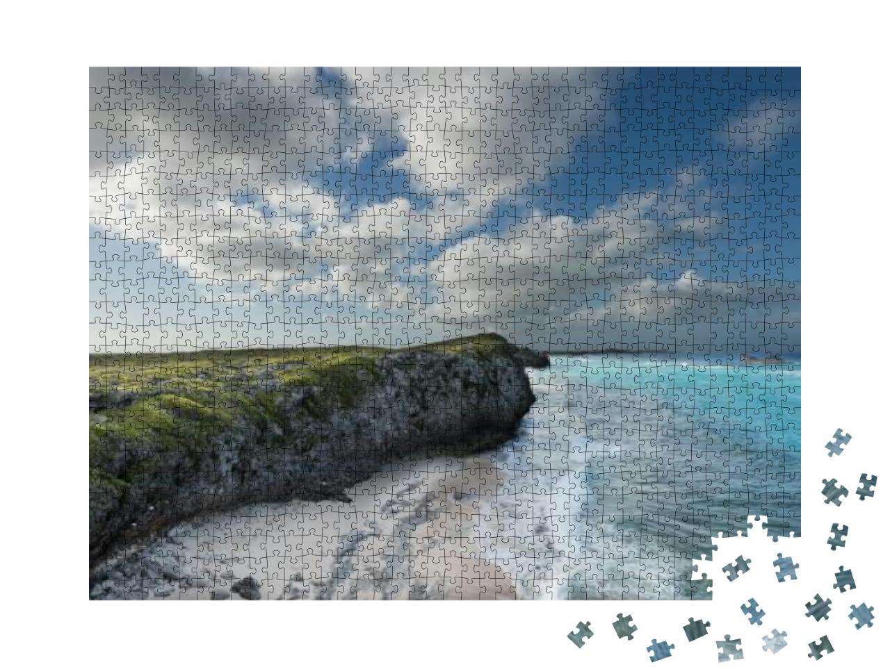 Mudjin Harbor, North Caicos, Turks & Caicos Islands... Jigsaw Puzzle with 1000 pieces