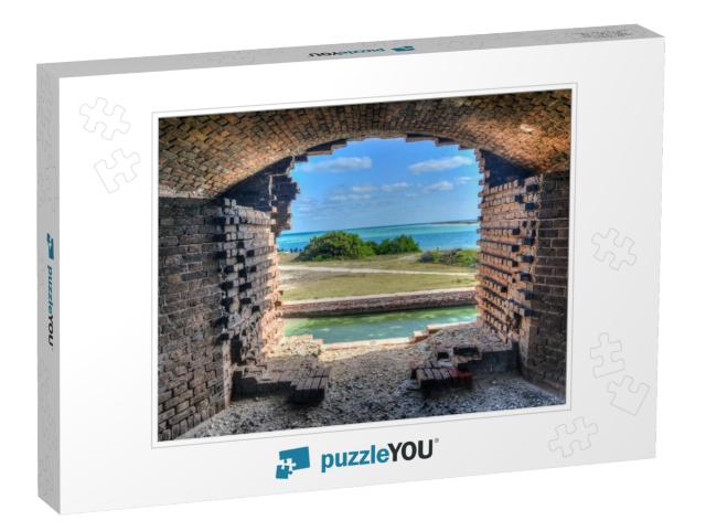 Window to the Ocean At Fort Jefferson At the Dry Tortugas... Jigsaw Puzzle