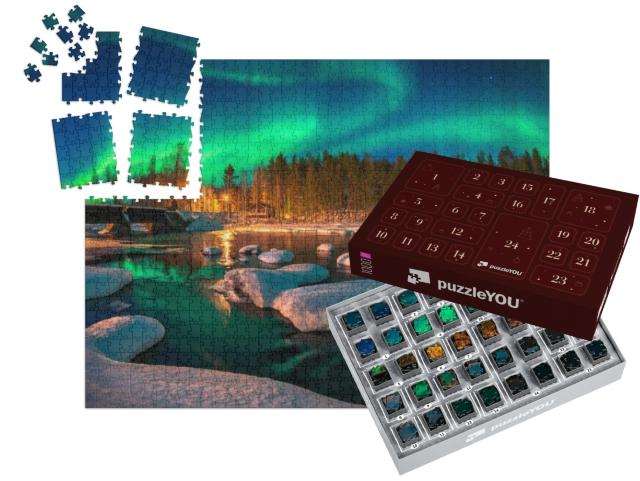 Aurora Borealis Northern Lights... | Advent Calendar Jigsaw Puzzle