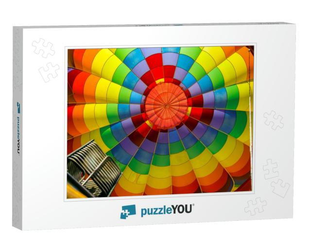 Inside of Colorful Hot Air Balloon... Jigsaw Puzzle