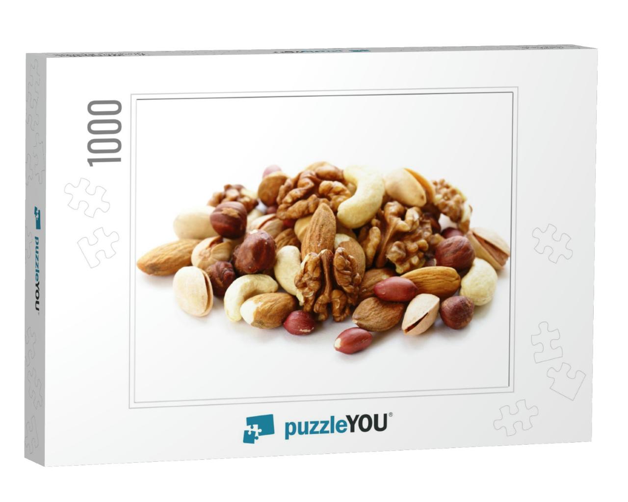 Nuts Mix for a Healthy Diet Cashew, Pistachios, Hazelnuts... Jigsaw Puzzle with 1000 pieces