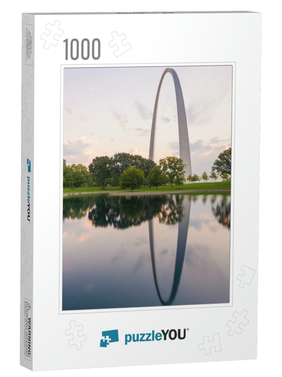 St. Louis, Missouri, USA Park View in the Morning... Jigsaw Puzzle with 1000 pieces