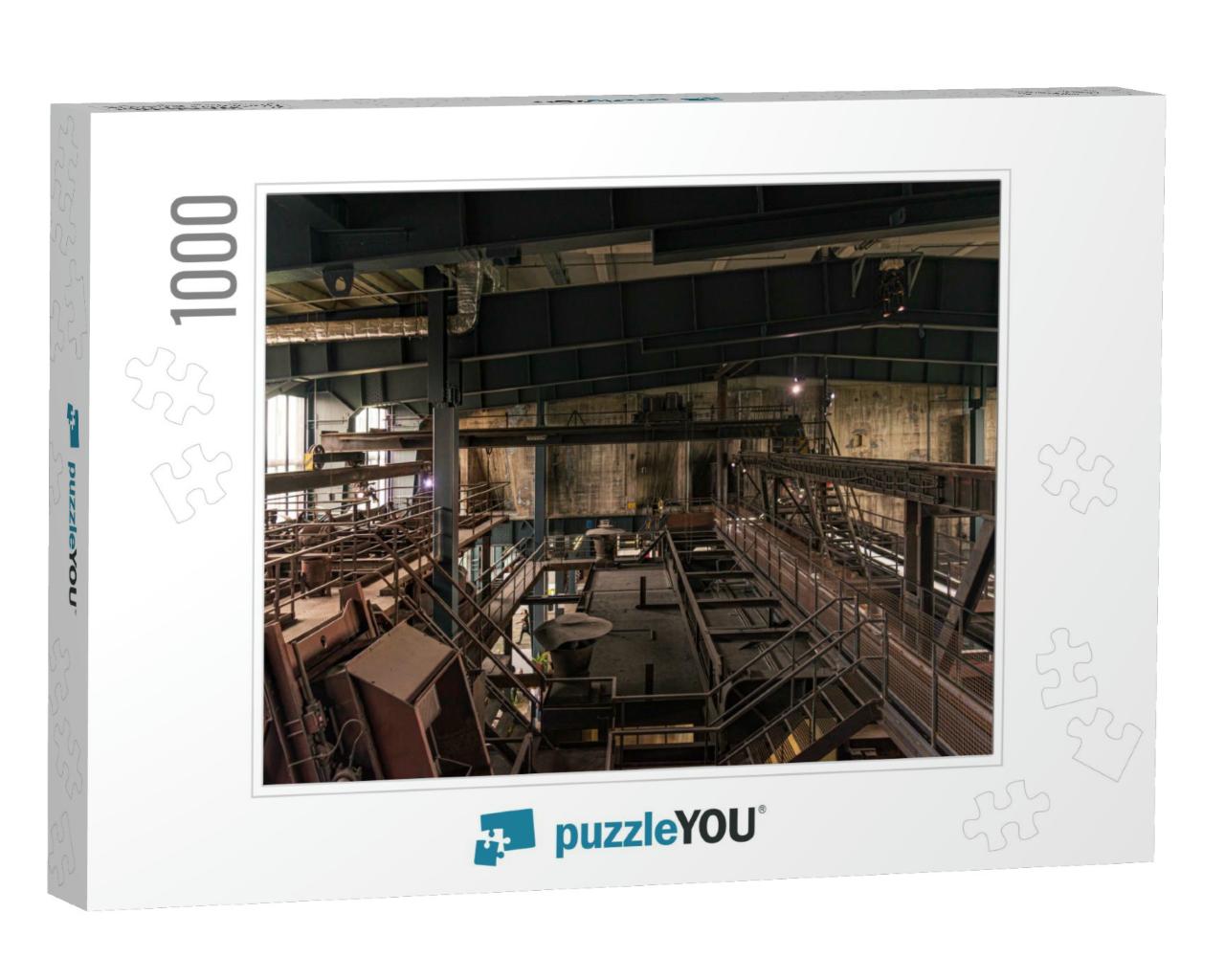Typical Interior View of Former Abandon Coal Mine Industr... Jigsaw Puzzle with 1000 pieces