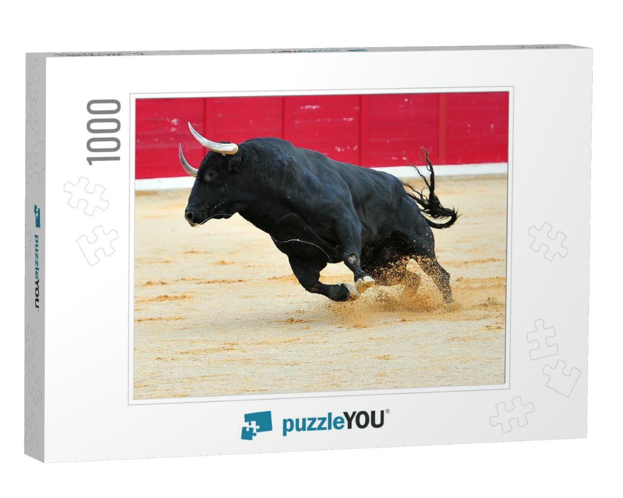 Spanish Bull in Spain... Jigsaw Puzzle with 1000 pieces