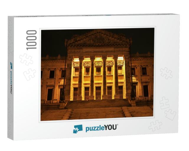 The Building in Montevideo, Uruguay... Jigsaw Puzzle with 1000 pieces