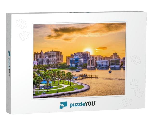 Sarasota, Florida, USA Downtown Skyline on the Bay At Sunr... Jigsaw Puzzle