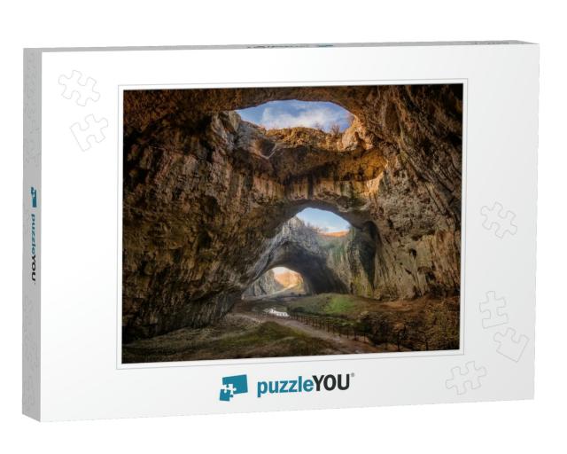 The Cave. Magnificent View of the Devetaki Cave, Bulgaria... Jigsaw Puzzle