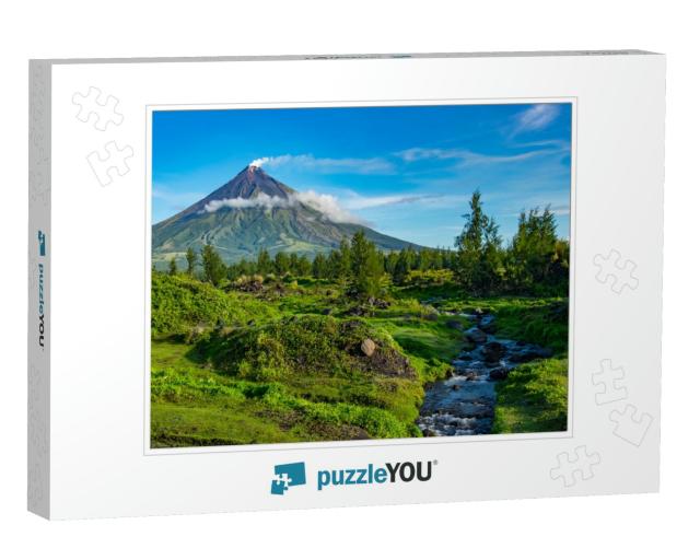 Mayon Volcano is an Active Stratovolcano in the Province... Jigsaw Puzzle