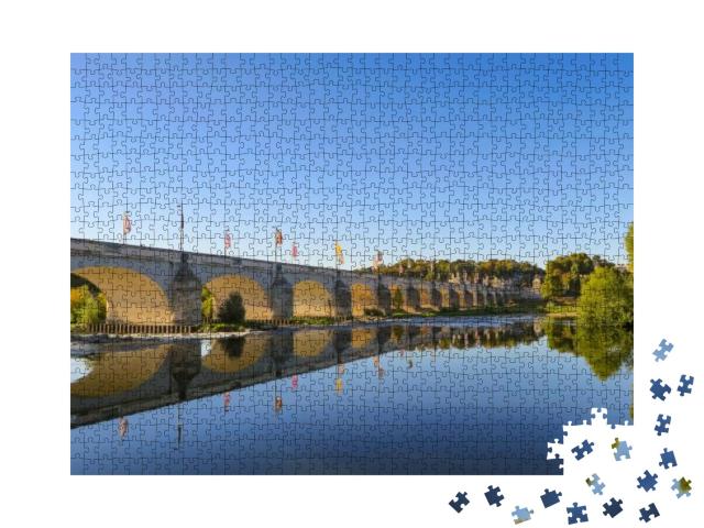 Beautiful View of the Wilson Bridge & Its Reflection in t... Jigsaw Puzzle with 1000 pieces