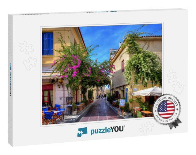 Plaka, an Old Historical Neighborhood of Athens, Clustere... Jigsaw Puzzle