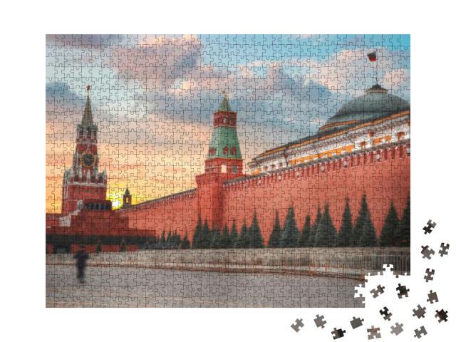 Kremlin - a Fortress in the Center of Moscow, the Main So... Jigsaw Puzzle with 1000 pieces