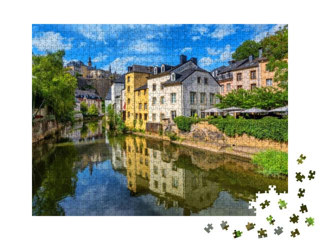 Luxembourg City, the Capital of Grand Duchy of Luxembourg... Jigsaw Puzzle with 1000 pieces