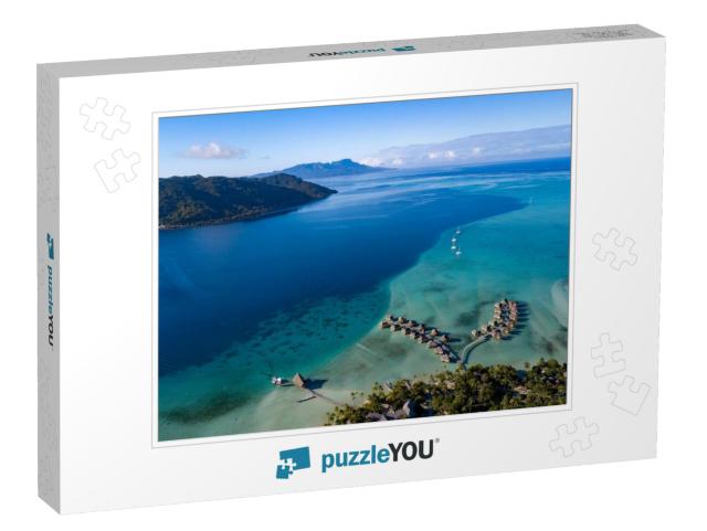 Taha Aerial View Panorama Landscape French Polynesia... Jigsaw Puzzle