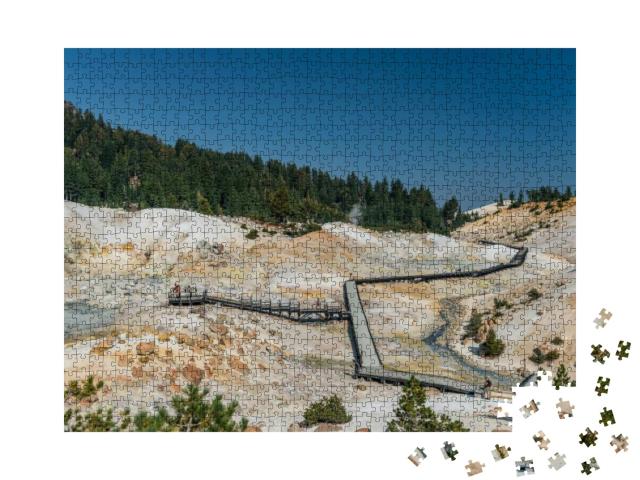 Bumpass Hell Lassen National Park... Jigsaw Puzzle with 1000 pieces